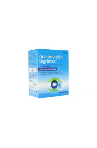 NORMON - NORMOVISION LAGRIMAS ESTERIL MONODOSIS -  0.8 ML 30 UNIDOSIS