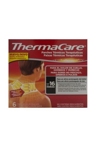 THERMACARE - PARCHES TERMICOS CUELLO Y HOMBROS - 6 PARCHES