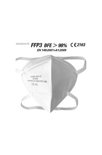 MASCARILLA - FFP3 NR - 10U (2€)/ud) (BOLSA INDIVIDUAL)