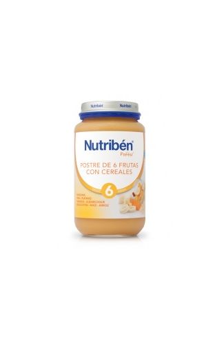 NUTRIBÉN - POSTRE 6 FRUTAS CON CEREALES - 250 G