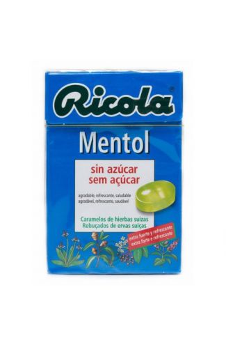 RICOLA - CARAMELOS SIN AZUCAR  MENTOL 50 G